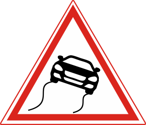 Slippery road ahead