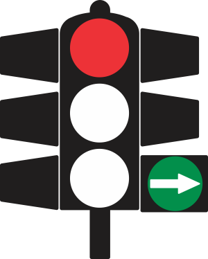 Turn right only