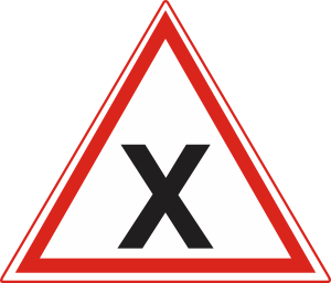 Give way to traffic coming from the right at the next intersection