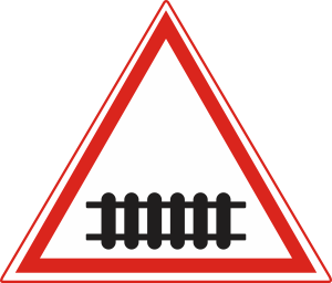 Railway gate ahead