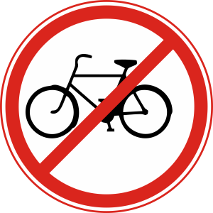 Cycle entry is prohibited