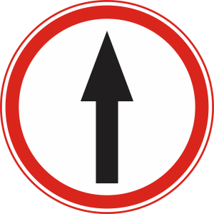 Go straight ahead