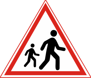 Children crossing area